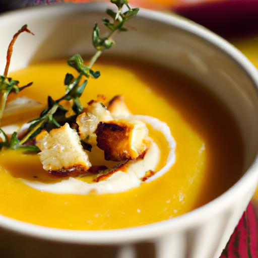 Harvest⁤ Harmony:‍ Butternut Squash & Apple Soup Recipe