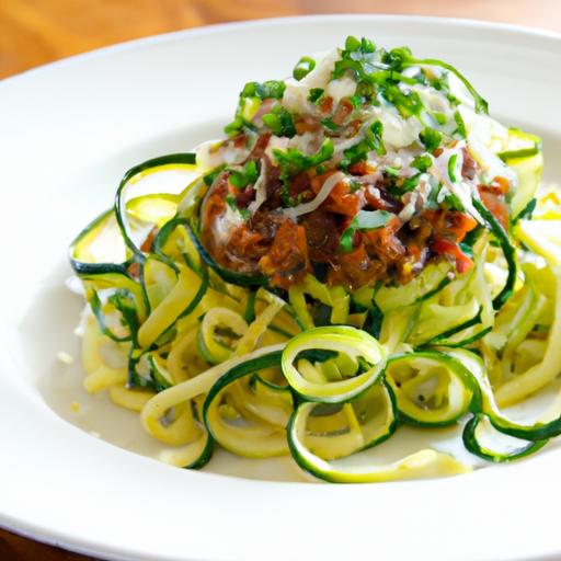 Twist on Tradition: Zucchini Noodles with Savory Bolognese