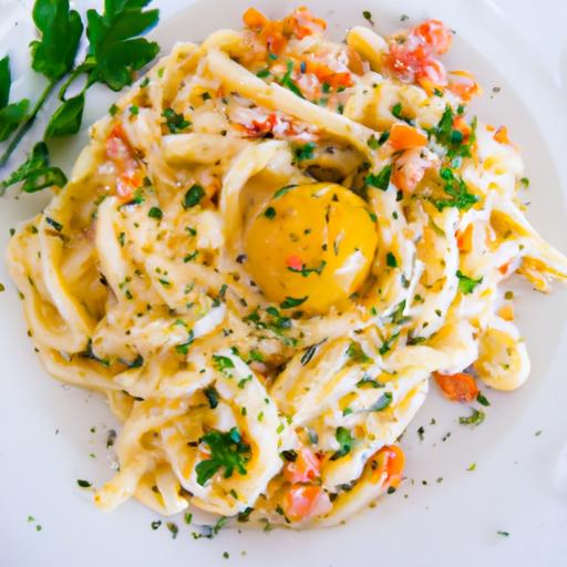 The Silkiest Vegetarian Spaghetti Carbonara You'll Love