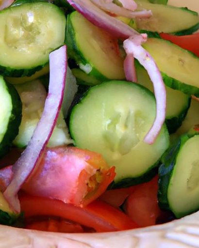 Fresh & Zesty: Easy Recipe for Cucumber Tomato Onion Salad