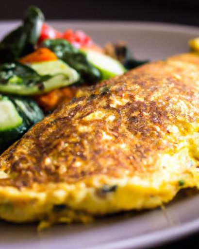 Wholesome Cheese & Veggie Omelette: A Flavorful Morning Boost